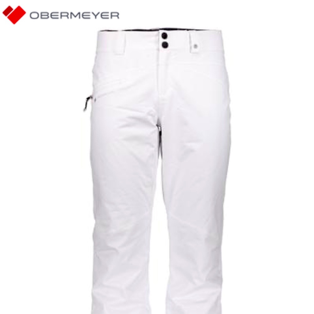 Obermeyer White Ski Pants